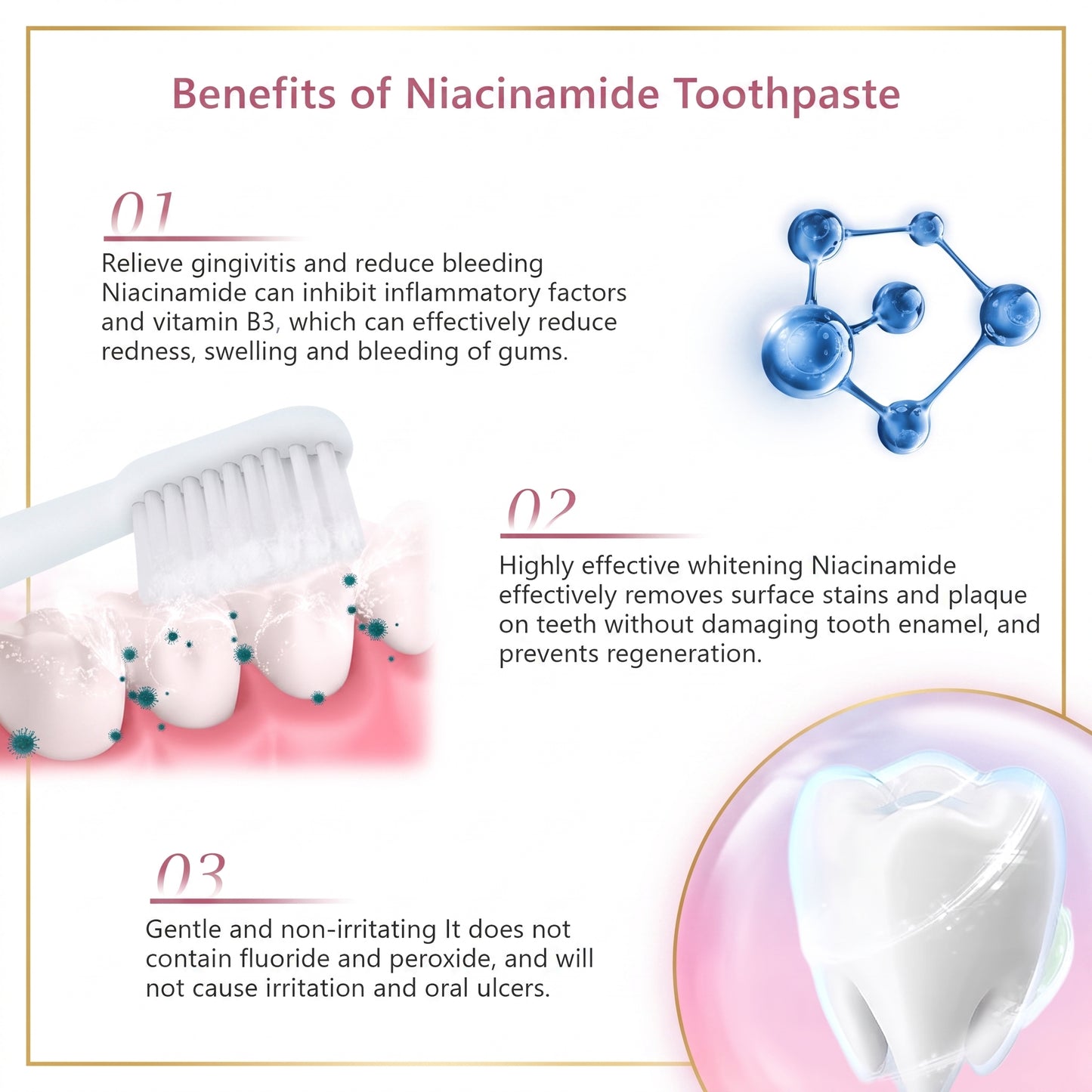 Niacinamide Whitening Toothpaste (PACK OF 2)